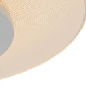 Luminaire de plafond LIDO rond, médium, indirect, perforé IP20, noir mat gradable