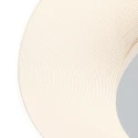 Luminaire de plafond LIDO grand, rond, indirect, perforé IP20, noir mat gradable