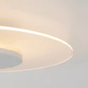 Luminaire de plafond LIDO grand, rond, indirect, perforé IP20, noir mat gradable