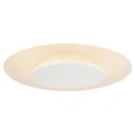 Luminaire de plafond LIDO grand, rond, indirect, perforé IP20, noir mat gradable