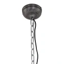 Steinhauer Luminaire à suspension BIKKEL - Ø 52CM à 1 flamme, grand E27 IP20, marron, tacheté gradable