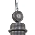 Steinhauer Luminaire à suspension BIKKEL - Ø 52CM à 1 flamme, grand E27 IP20, marron, tacheté gradable