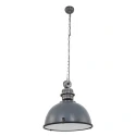 pendant luminaire BIKKEL - Ø 52CM 1 flame, large E27 IP20, concrete grey dimmable