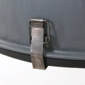 Steinhauer Luminaire à suspension BIKKEL - Ø 52CM à 1 flamme, grand E27 IP20, gris béton gradable