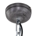 Steinhauer Luminaire à suspension BIKKEL - Ø 52CM à 1 flamme, grand E27 IP20, gris béton gradable