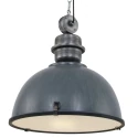 Steinhauer Luminaire à suspension BIKKEL - Ø 52CM à 1 flamme, grand E27 IP20, gris béton gradable