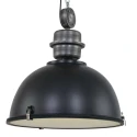Steinhauer Luminaire à suspension BIKKEL - Ø 52CM à 1 flamme, grand E27 IP20, noir mat gradable