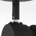 Steinhauer Spot NATASJA à 1 flamme, Dim-To-Warm, réglable GU10 IP20, noir mat gradable