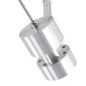 Steinhauer Rampe de projecteurs NATASJA à 2 flammes, Dim-To-Warm, réglable GU10 IP20, acier brossé gradable