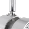 Steinhauer Rampe de projecteurs NATASJA 3 flammes, langue, Dim-To-Warm, réglable GU10 IP20, acier brossé gradable