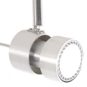 Steinhauer Rampe de projecteurs NATASJA 3 flammes, langue, Dim-To-Warm, réglable GU10 IP20, acier brossé gradable