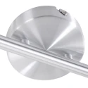 Steinhauer Rampe de projecteurs NATASJA 4 flammes, langue, Dim-To-Warm, réglable GU10 IP20, acier brossé gradable