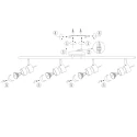 Steinhauer Rampe de projecteurs NATASJA 4 flammes, langue, Dim-To-Warm, réglable GU10 IP20, acier brossé gradable