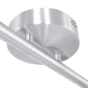 spotlight bar NATASJA 6 flames, long, Dim-To-Warm, adjustable GU10 IP20, steel brushed dimmable