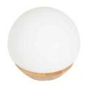 Steinhauer table lamp ANCILLA round, short, with touch dimmer G9 IP20, beech, natural colour dimmable