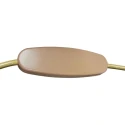Steinhauer table lamp ANCILLA round, short, with touch dimmer G9 IP20, beech, natural colour dimmable