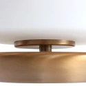 Steinhauer table lamp ANCILLA round, short, with touch dimmer G9 IP20, brushed bronze dimmable