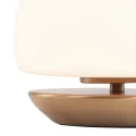 Steinhauer table lamp ANCILLA round, short, with touch dimmer G9 IP20, brushed bronze dimmable