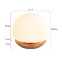 Steinhauer table lamp ANCILLA round, short, with touch dimmer G9 IP20, brushed bronze dimmable