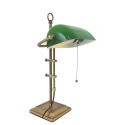 table lamp ANCILLA long, adjustable, with pull switch chain E27 IP20, brushed bronze 