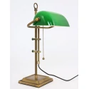 Steinhauer Lampe de table ANCILLA langue, réglable, avec chaîne d'interrupteur à tirette E27 IP20, bronze brossé 
