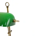 Steinhauer Lampe de table ANCILLA langue, réglable, avec chaîne d'interrupteur à tirette E27 IP20, bronze brossé 