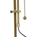 Steinhauer Lampe de table ANCILLA langue, réglable, avec chaîne d'interrupteur à tirette E27 IP20, bronze brossé 