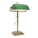 Steinhauer Lampe de table ANCILLA langue, réglable, avec chaîne d'interrupteur à tirette E27 IP20, bronze brossé 