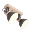 Mexlite Mexlite Spot GEARWOOD, 2 flames, anthracite