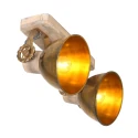 Mexlite Mexlite Spot GEARWOOD, 2 flames, brown