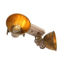 Mexlite Mexlite Spot GEARWOOD, 2 flames, brown