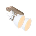 Mexlite Mexlite Spot GEARWOOD, 2 flames, white