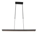 Steinhauer Steinhauer Pendant luminaire ZELENA LED, adjustable, 4 flames, black