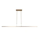 Steinhauer Steinhauer Pendant luminaire ZELENA LED, 3 flames, L:150cm, bronze