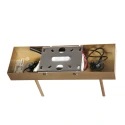 pendant luminaire ZELENA 3 flames IP20, gold dimmable