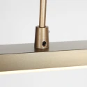 Steinhauer pendant luminaire ZELENA 3 flames IP20, gold dimmable