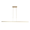 Steinhauer pendant luminaire ZELENA 3 flames IP20, gold dimmable