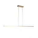 Steinhauer pendant luminaire ZELENA 3 flames IP20, gold dimmable
