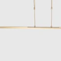 Steinhauer pendant luminaire ZELENA 3 flames IP20, gold dimmable