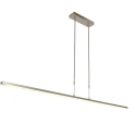 Steinhauer Steinhauer Pendant luminaire ZELENA LED, 3 flames, L:150cm, silver