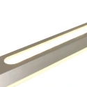 Steinhauer Steinhauer Pendant luminaire ZELENA LED, 3 flames, L:150cm, silver