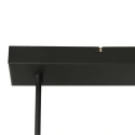 Steinhauer Luminaire à suspension ZELENA / 155CM haut bas, CCT Switch, réglable, avec variateur tactile IP20, noir mat gradable