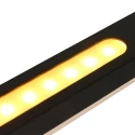 Steinhauer Luminaire à suspension ZELENA / 155CM haut bas, CCT Switch, réglable, avec variateur tactile IP20, noir mat gradable