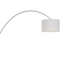 Mexlite Mexlite Floor lamp SOLVA, 1 flame, white lamp head, steel