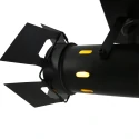 Mexlite Luminaire de plafond CARRÉ à 2 flammes, réglable E27 IP20, noir mat gradable