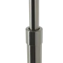 Steinhauer floor lamp PRESTIGE CHIC cylindrical, with switch, with shade, with jointed arm, with plug E27 IP20, steel brushed 