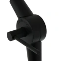 Steinhauer floor lamp PRESTIGE CHIC cylindrical, with switch, with shade, with jointed arm E27 IP20, black matt 