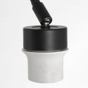 Steinhauer floor lamp PRESTIGE CHIC cylindrical, with switch, with shade, with jointed arm E27 IP20, black matt 