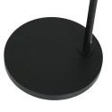 Steinhauer floor lamp PRESTIGE CHIC cylindrical, with switch, with shade, with jointed arm E27 IP20, black matt 