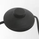 Steinhauer floor lamp PRESTIGE CHIC cylindrical, with switch, with shade, with jointed arm E27 IP20, black matt 